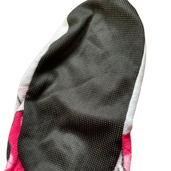 Pink Panda Print Footed Onesie w/ Panda Face Feet - Picture 3 of 3